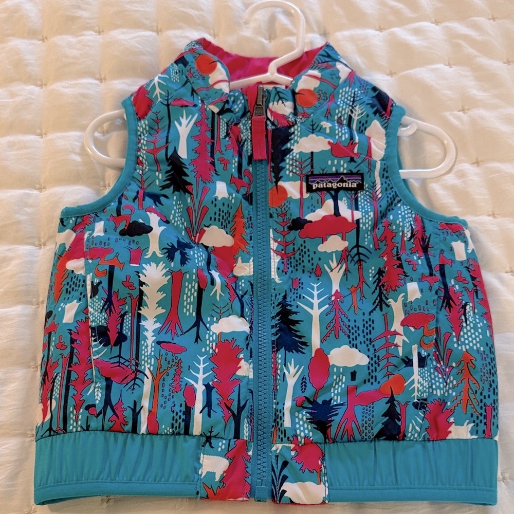 Patagonia Kids' Multicolor Forest Print Vest